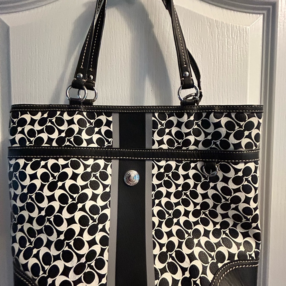 Black and White Designer Tote Bag